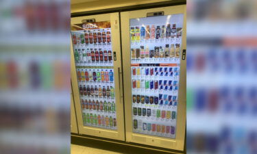 Cooler Screens fridge doors shown at a Walgreens in Bridgeview