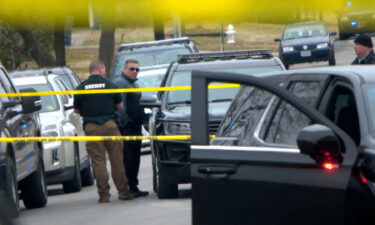 Police respond to one of the shooting sites in Joplin