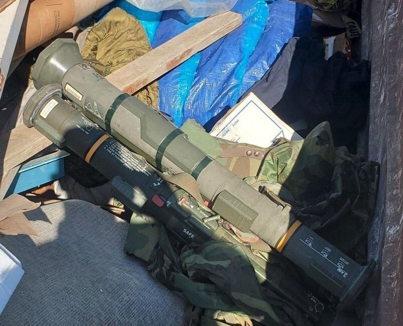 <i>Riverside County Sheriff's Office Bomb Squad</i><br/>Construction crews made a startling discovery this week near Los Angeles — rocket launchers and a practice grenade that had been discarded in a dumpster.