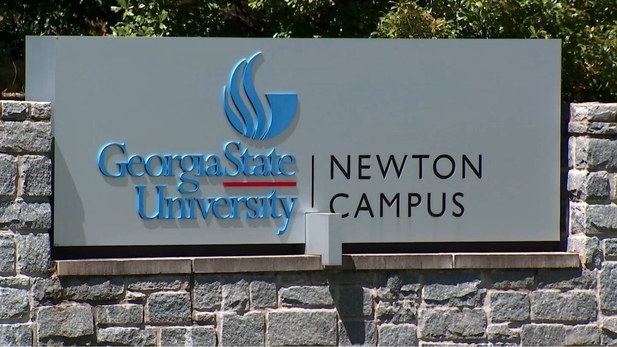 <i>WGCL</i><br/>Seen here is the Georgia State University Newton Campus sign.