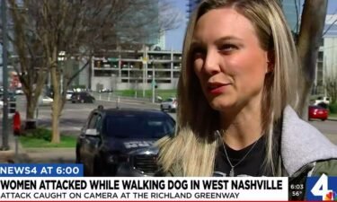 Jordyn Wainwright was walking her dog with her roommate in the middle of the afternoon when a man they didn’t know became aggressive with them.