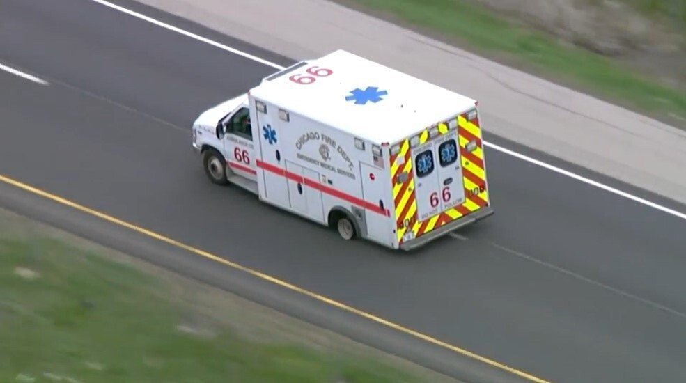 <i>WLS</i><br/>A man is charged for leading police on a nearly 80-mile chase throughout the Chicago area Monday in a stolen ambulance.