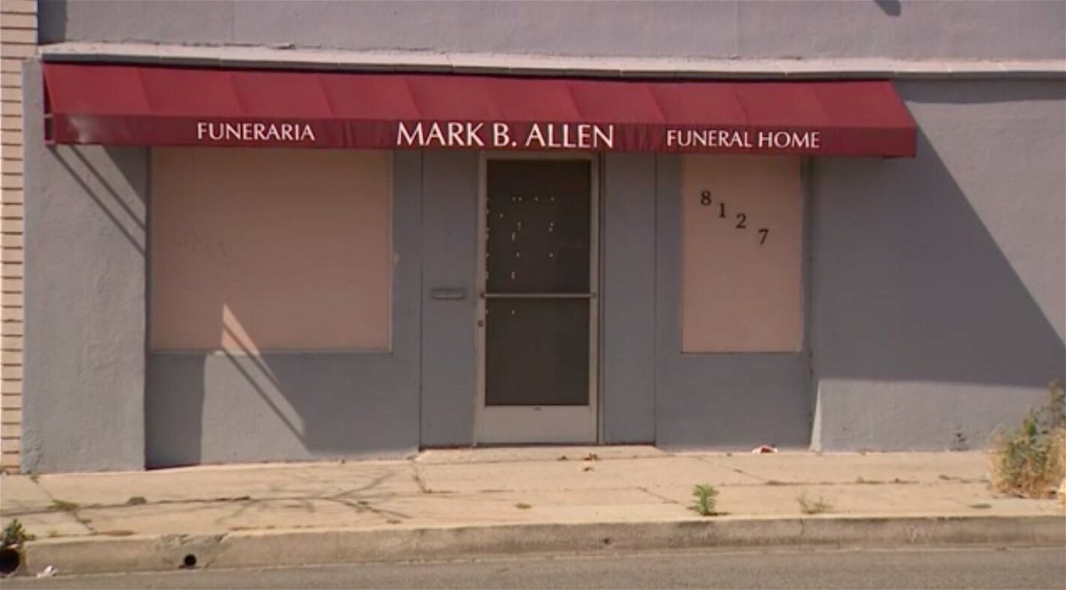 <i>KCAL/KCBS</i><br/>A Sun Valley funeral home is now closed after leaving human remains to rot.