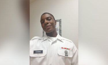 Spc. Bishop Evans died while attempting to help migrants who appeared to be drowning.