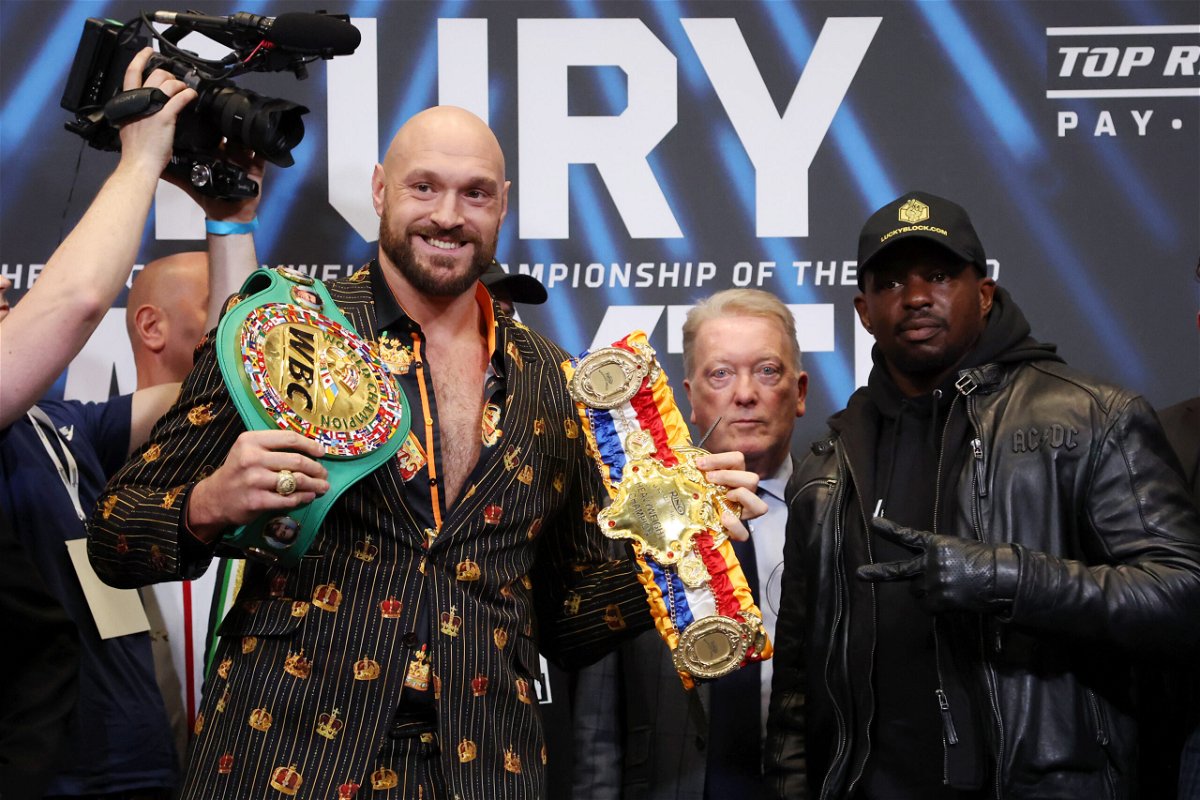 <i>Warren Little/Getty Images</i><br/>Tyson Fury and Dillian Whyte go head-to-head for the WBC heavyweight title on Saturday.