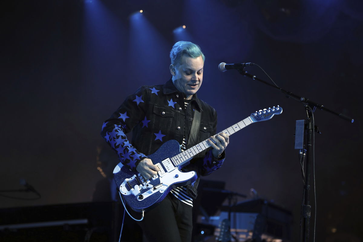 <i>Kirthmon F. Dozier/AP</i><br/>Jack White performs at the Masonic Temple in Detroit