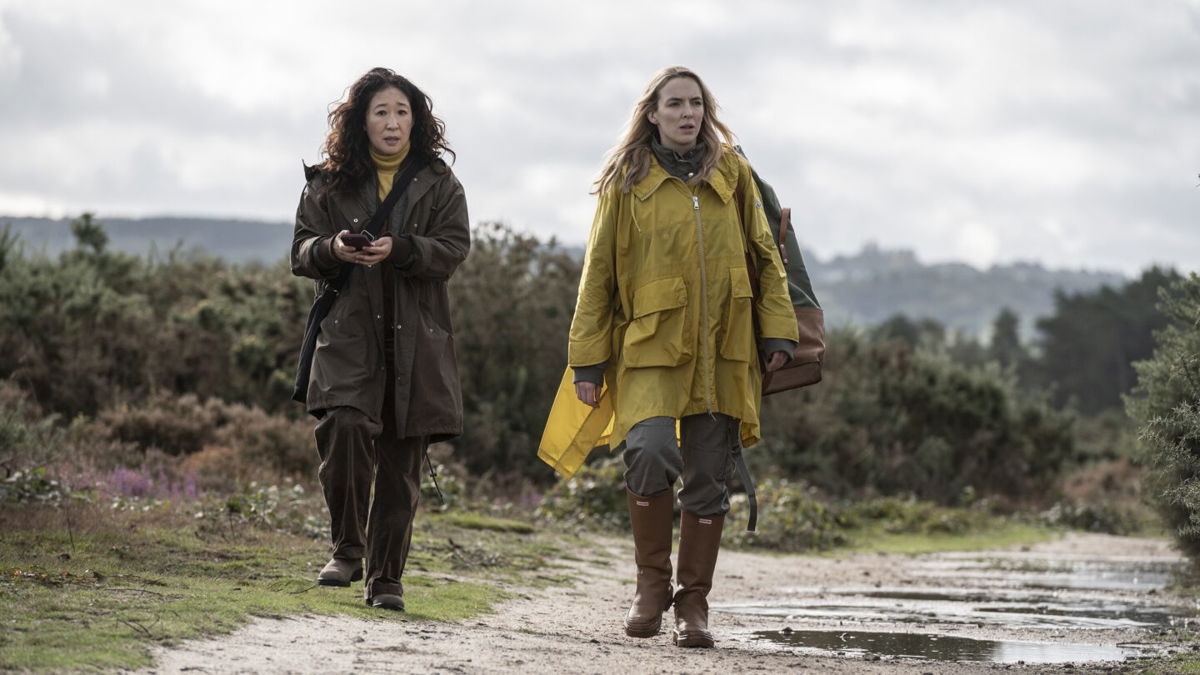 <i>Anika Molnar/BBCA</i><br/>Sandra Oh (L) and Jodie Comer in the 