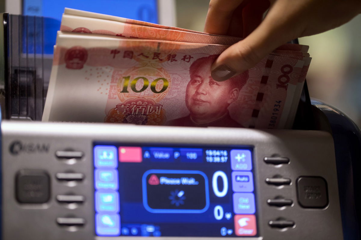 <i>Paul Yeung/Bloomberg/Getty Images</i><br/>The yuan has declined rapidly in the past week