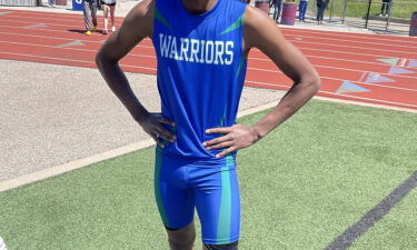 Dyree Williams is pictured in 2021 at his previous school's track competition in Ohio.
