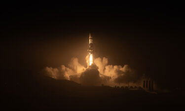 The SpaceX Falcon 9 rocket launch at Vandenberg Space Force Base