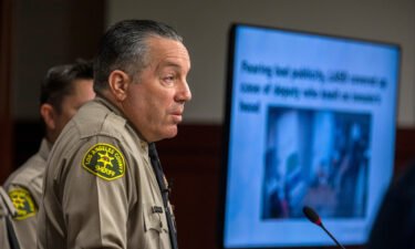 A former top official with the Los Angeles County Sheriff's Department is accusing Sheriff Alex Villanueva