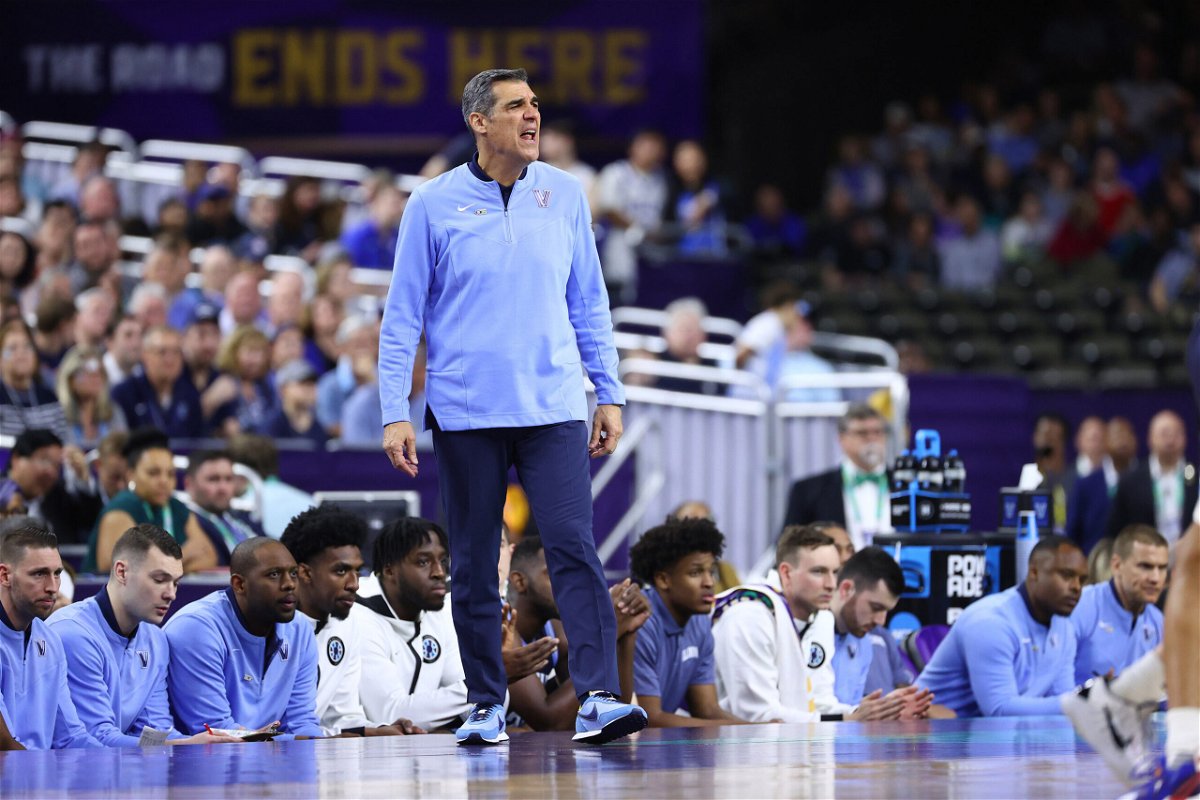 <i>Jamie Schwaberow/NCAA Photos/Getty Images</i><br/>Jay Wright has announced his retirement after 21 seasons as head coach for the Villanova Wildcats.