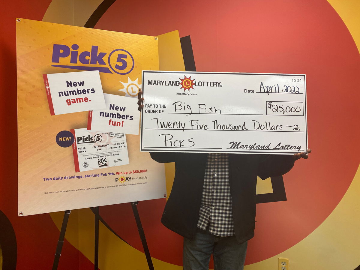 <i>Maryland Lottery</i><br/>A lucky Maryland man snagged a $25