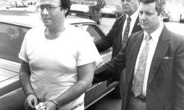New York mob hitman Dominic Taddeo is seen here on the left. Taddeo