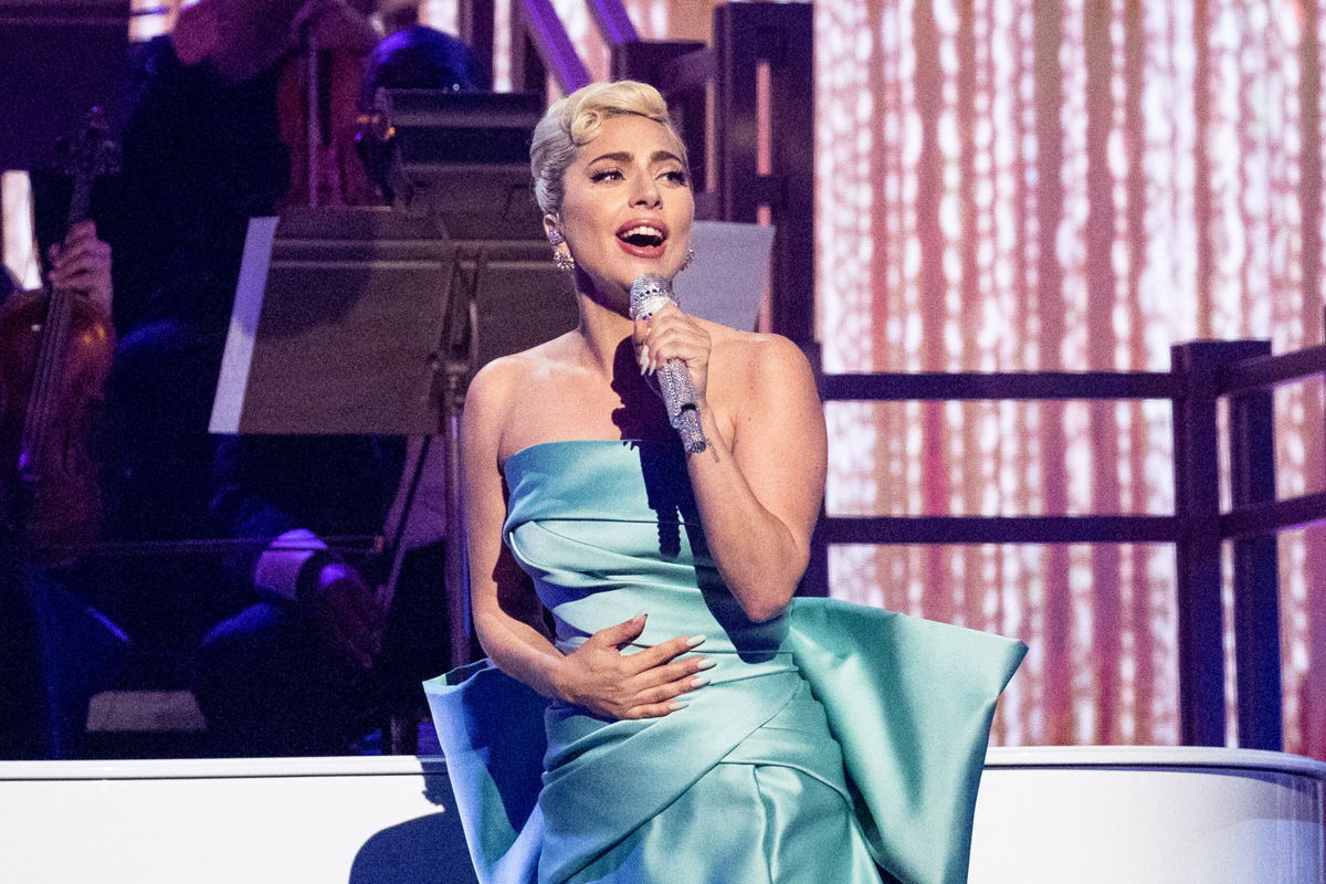 <i>Emma McIntyre/Getty Images for The Recording Academy</i><br/>Lady Gaga performs onstage during the 64th Annual Grammy Awards.