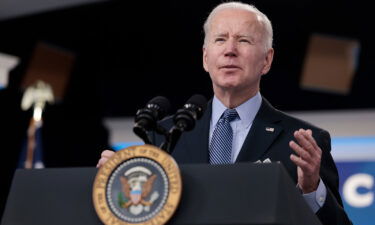 Democrats scramble to confirm President Joe Biden's judicial nominees before November. Biden here delivers remarks on Covid-19 on March 30 in Washington