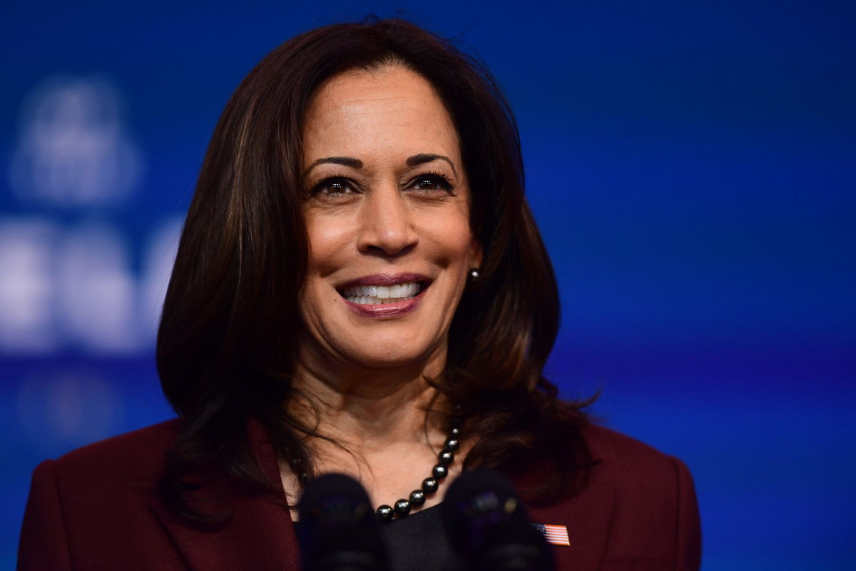 <i>Mark Makela/Getty Images</i><br/>Vice President Kamala Harris will officiate the wedding of New Mexico Gov. Michelle Lujan Grisham next month.