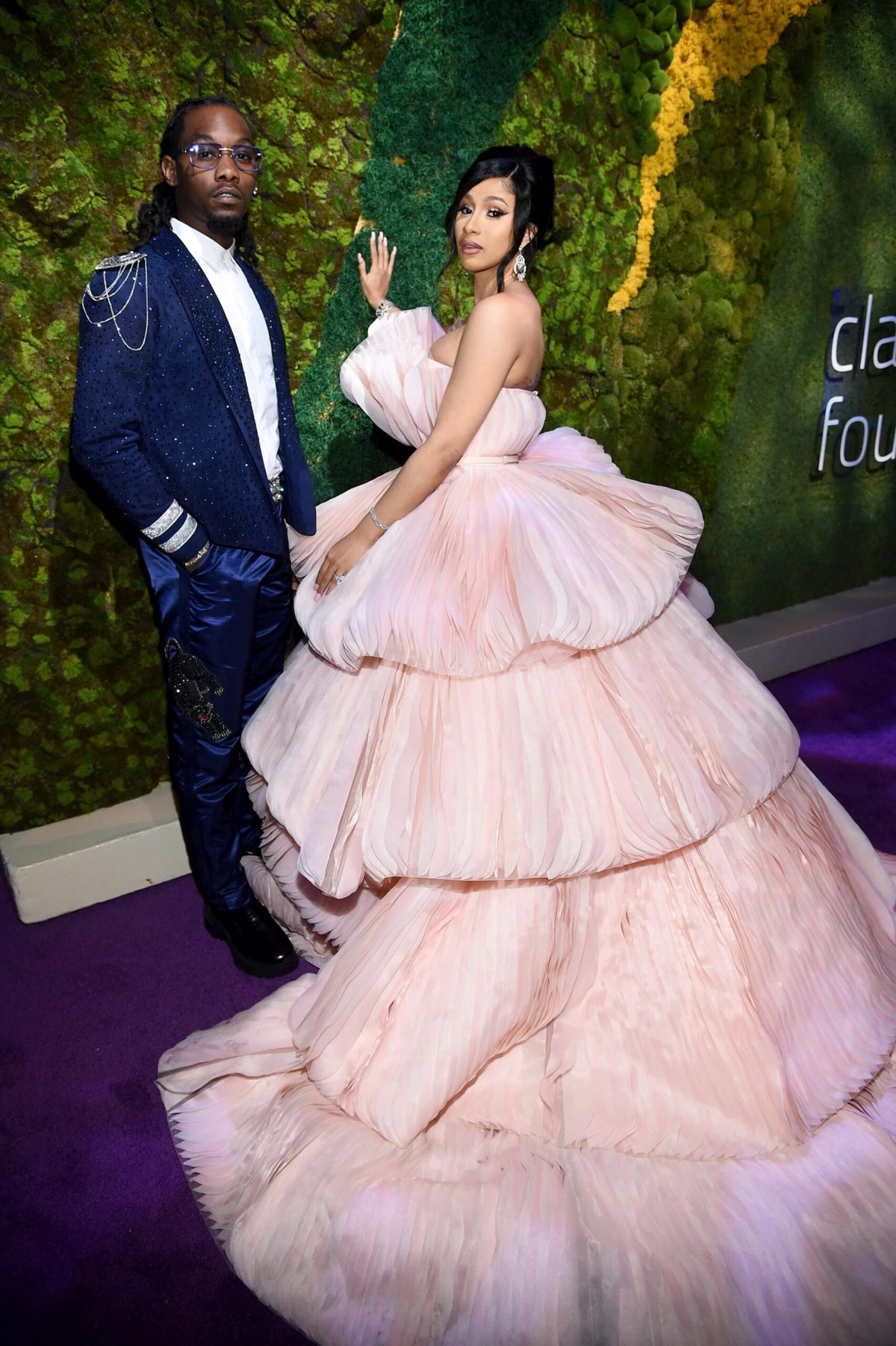 <i>Dimitrios Kambouris/Getty Images North America</i><br/>Rappers Offset (L) and Cardi B