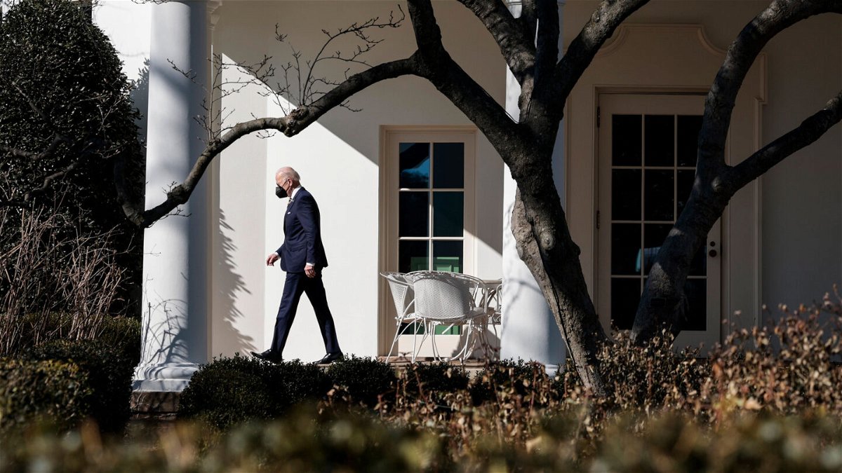 <i>Anna Moneymaker/Getty Images</i><br/>President Joe Biden's trademark political traits are tested by the war in Ukraine. Biden is here pictured