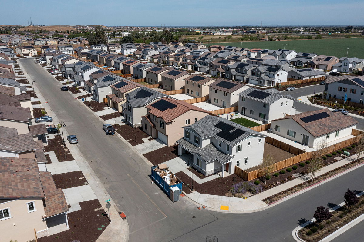 <i>David Paul Morris/Bloomberg/Getty Images</i><br/>Renters are growing pessimistic they will ever own a home as prices keep rising. This image shows new homes in Antioch