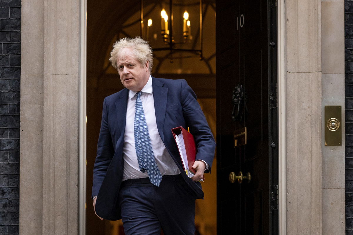 <i>Dan Kitwood/Getty Images Europe/Getty Images</i><br/>Boris Johnson says he didn't know party was illegal after being fined for breaking Covid lockdown.