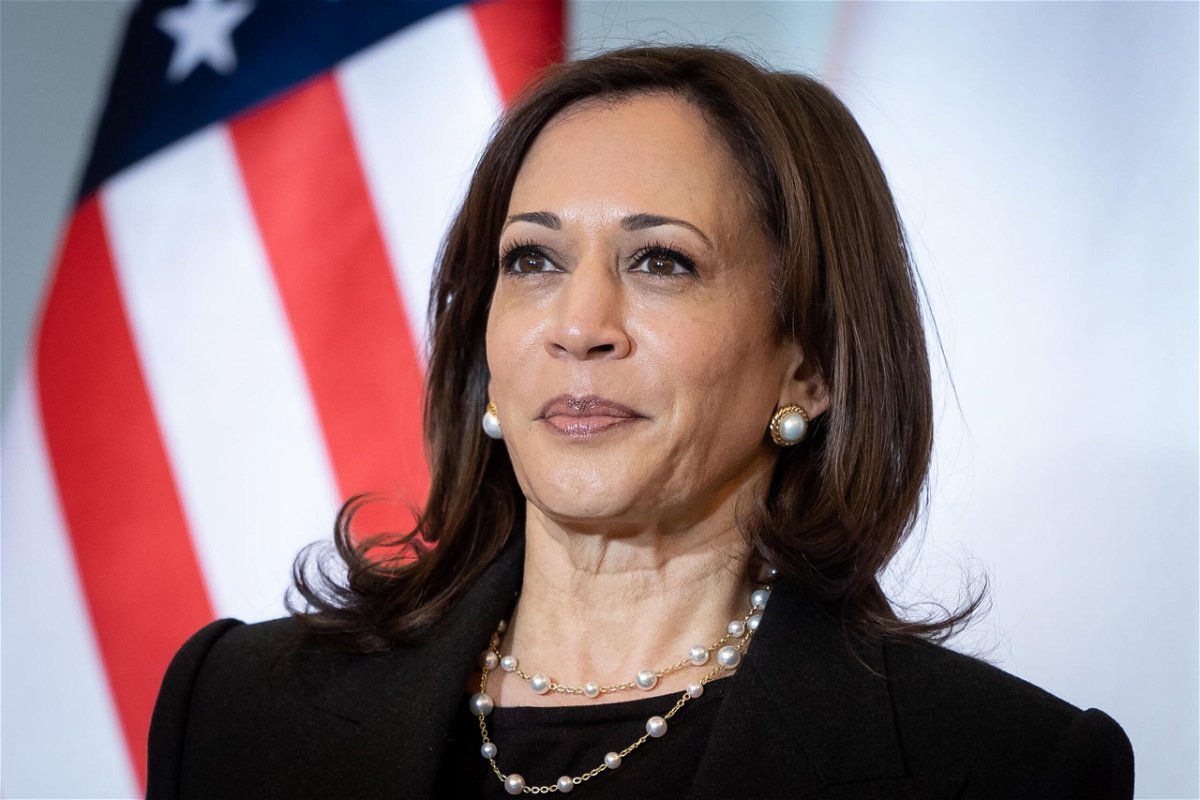<i>Mateusz Wlodarczyk/NurPhoto/Getty Images</i><br/>Vice President Kamala Harris does not have Covid-19 symptoms a day after testing positive for the coronavirus. Harris is shown here in Warsaw