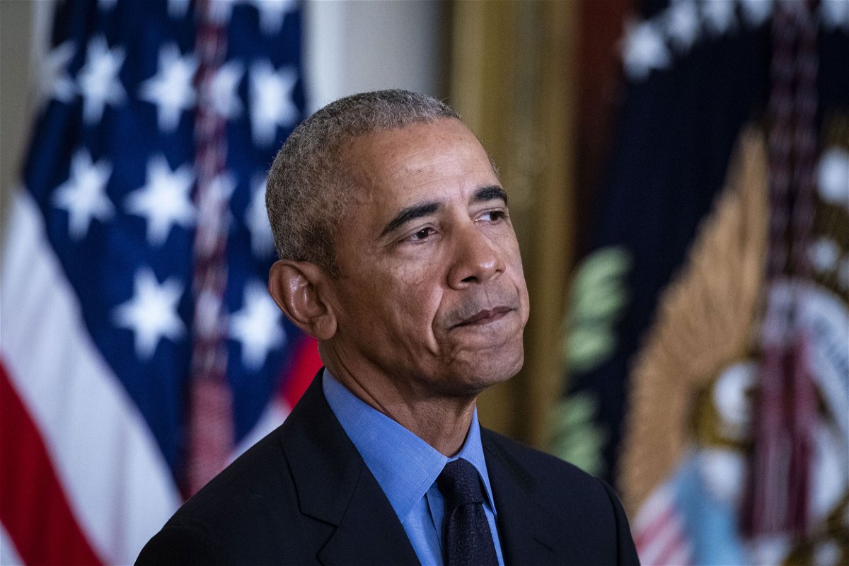 <i>Al Drago/Bloomberg/Getty Images</i><br/>Former President Barack Obama on April 21 called on tech companies to provide greater transparency about the way they promote content and for stricter regulation of the industry to combat what he called the 