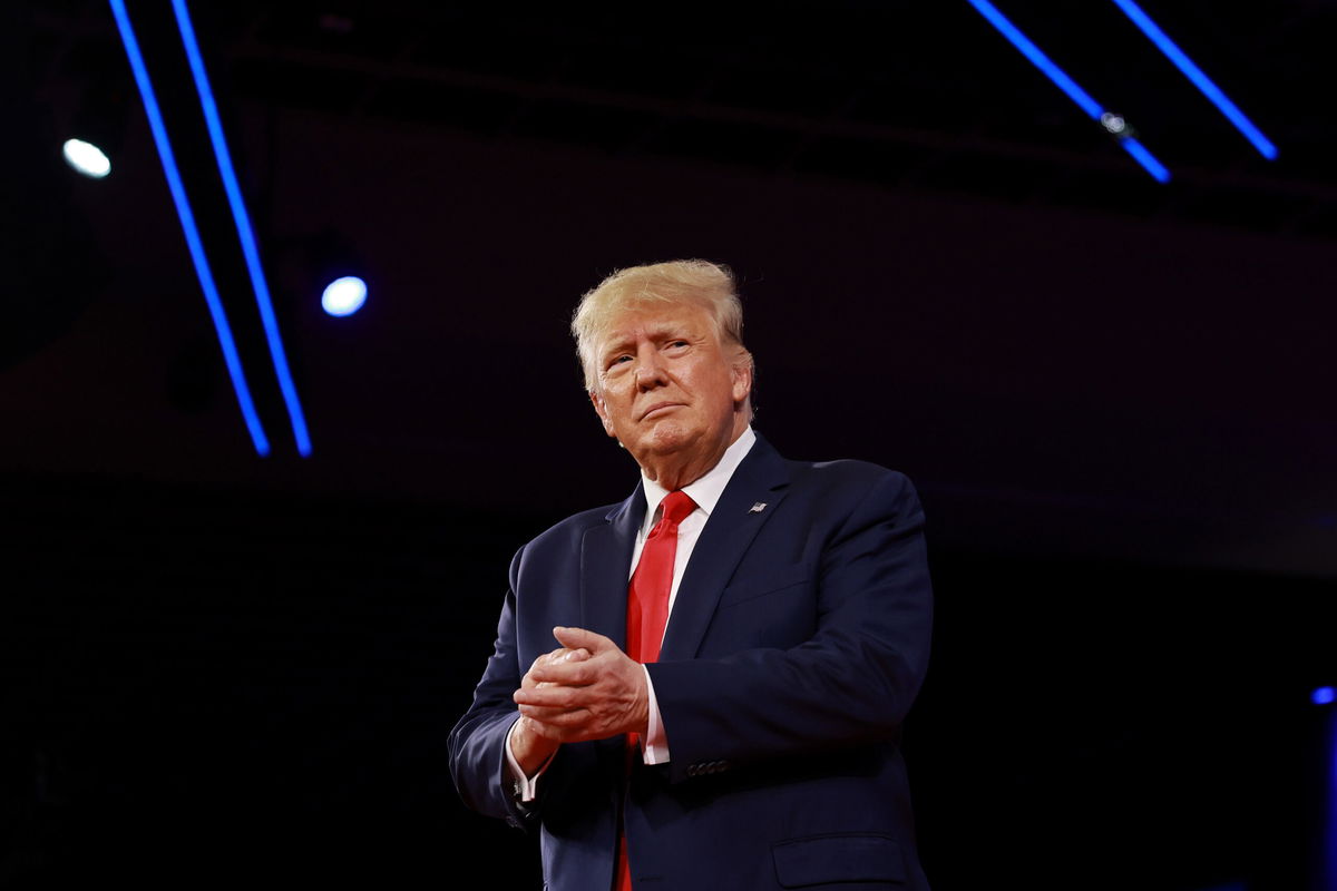 <i>Joe Raedle/Getty Images</i><br/>Former President Donald Trump