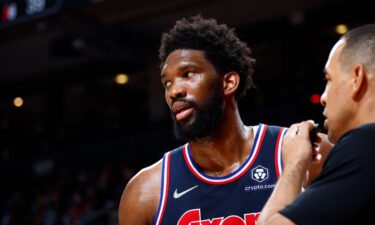 Joel Embiid suffered the injury in the last few minutes of the Sixers' game against the Raptors Thursday night in Toronto.