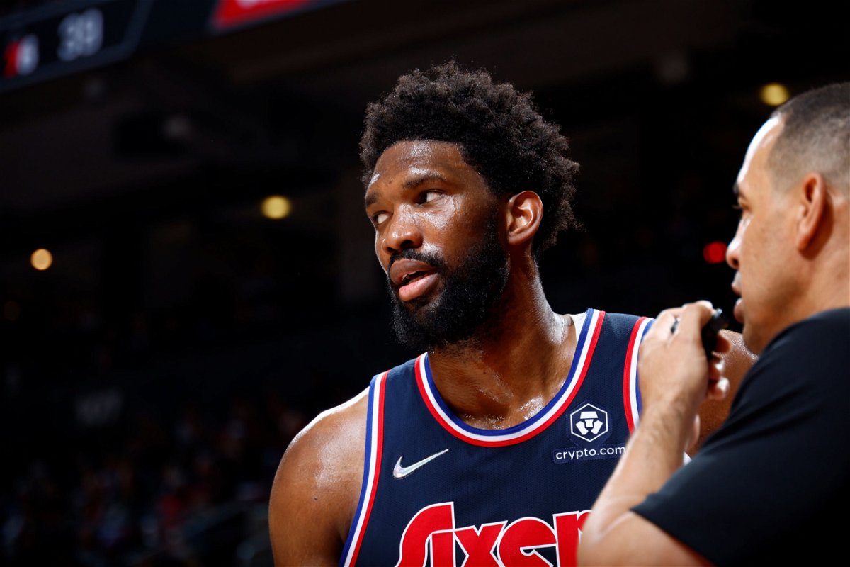 <i>Vaughn Ridley/NBAE/Getty Images</i><br/>Joel Embiid suffered the injury in the last few minutes of the Sixers' game against the Raptors Thursday night in Toronto.