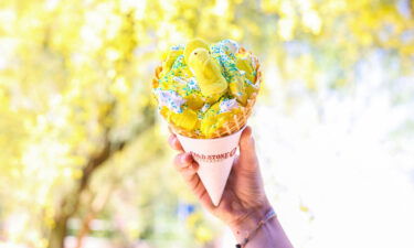 Peeps-flavored ice cream will be available at Cold Stone Creamery until the end of April.