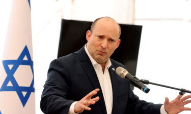 Israeli Prime Minister Naftali Bennett is pictured. Israel's government was dealt a major blow when coalition chairwoman Idit Silman resigned