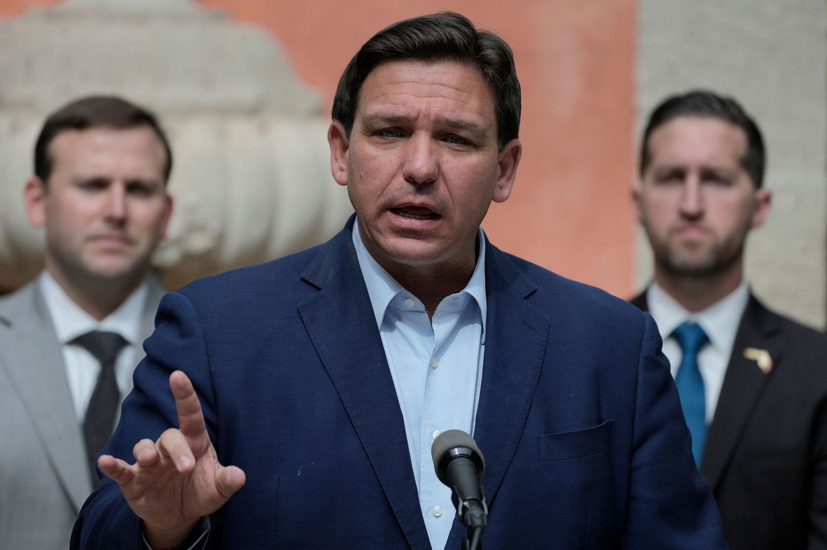 <i>Rebecca Blackwell/AP/File</i><br/>Florida Governor Ron DeSantis