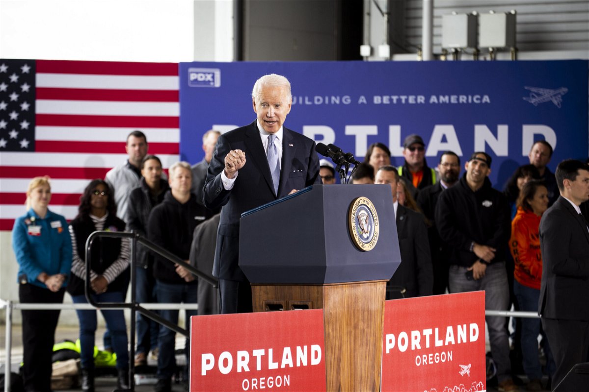 <i>Moriah Ratner/Bloomberg/Getty Images</i><br/>President Joe Biden
