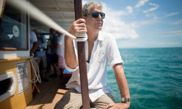Anthony Bourdain shooting 'Anthony Bourdain Parts Unknown' on location in Salvador