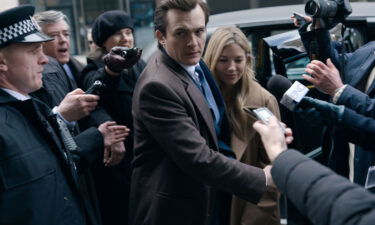 Rupert Friend and Sienna Miller in 'Anatomy of a Scandal.'