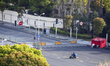 A lockdown continues in Shanghai on April 6