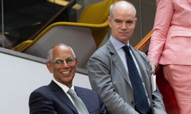 The New York Times names Joe Kahn as executive editor. Dean Baquet and Kahn are seen here in the newsroom at The New York Times headquarters in June 2021.