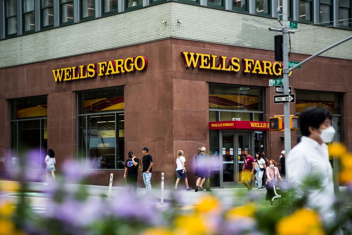 <i>Pablo Monsalve/VIEW press/Corbis News/Getty Images</i><br/>Wells Fargo announced large year-over-year profit declines in their first-quarter earnings reports Thursday.