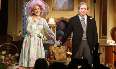 Sarah Jessica Parker and Matthew Broderick star in "Plaza Suite" on Broadway. Broderick will sit out Broadway's "Plaza Suite" after testing positive for Covid-19.
