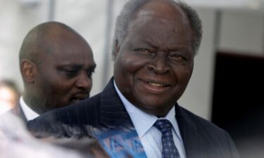 Former Kenyan President Mwai Kibaki dies at 90. Kibaki here arrives for the inauguration of the new African Union building in Ethiopia's capital Addis Ababa