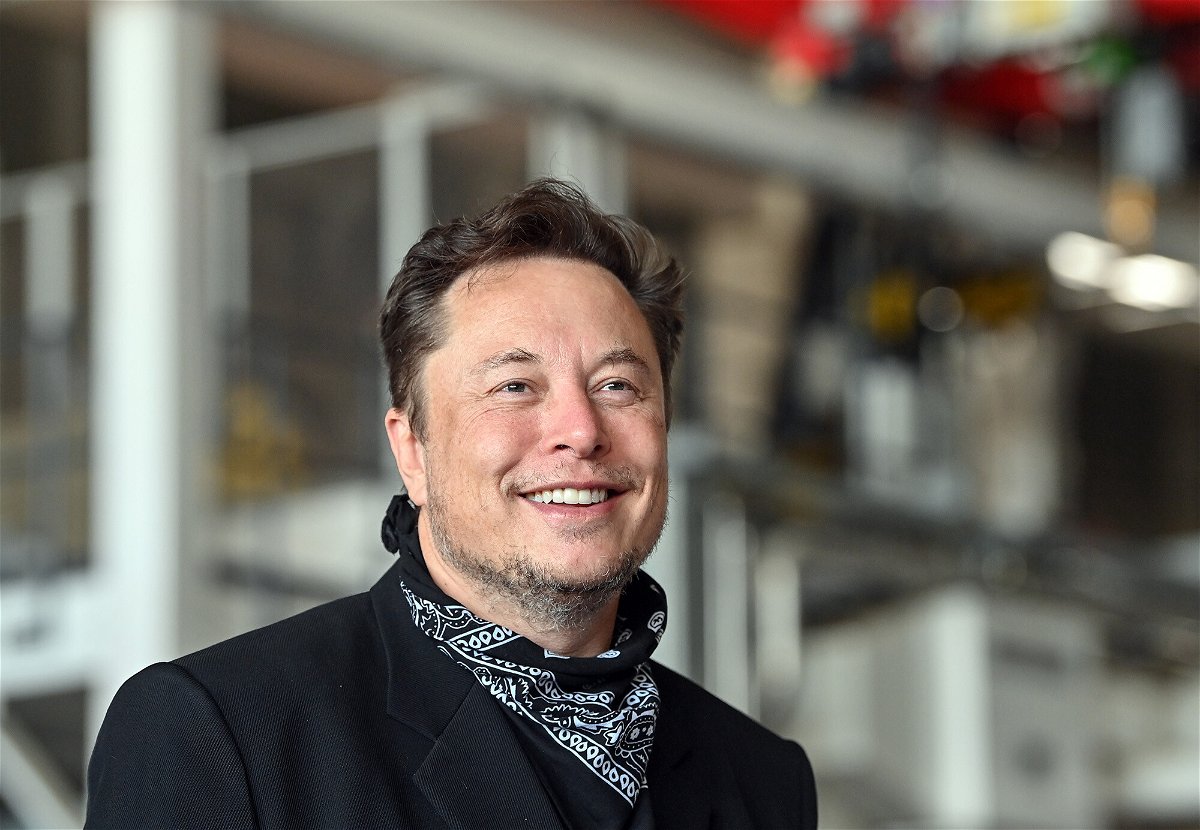 <i>Patrick Pleul/picture alliance/Getty Images</i><br/>Elon Musk stands in the foundry of the Tesla Gigafactory during a press event. Musk is buying Twitter in a roughly $44 billion deal.