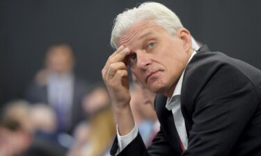 Banking tycoon Oleg Tinkov attends the St. Petersburg International Economic Forum in Saint Petersburg on June 6