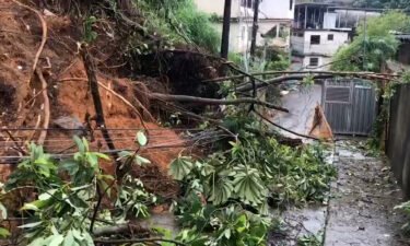 Heavy rains caused landslides in the city of Angra dos Reis