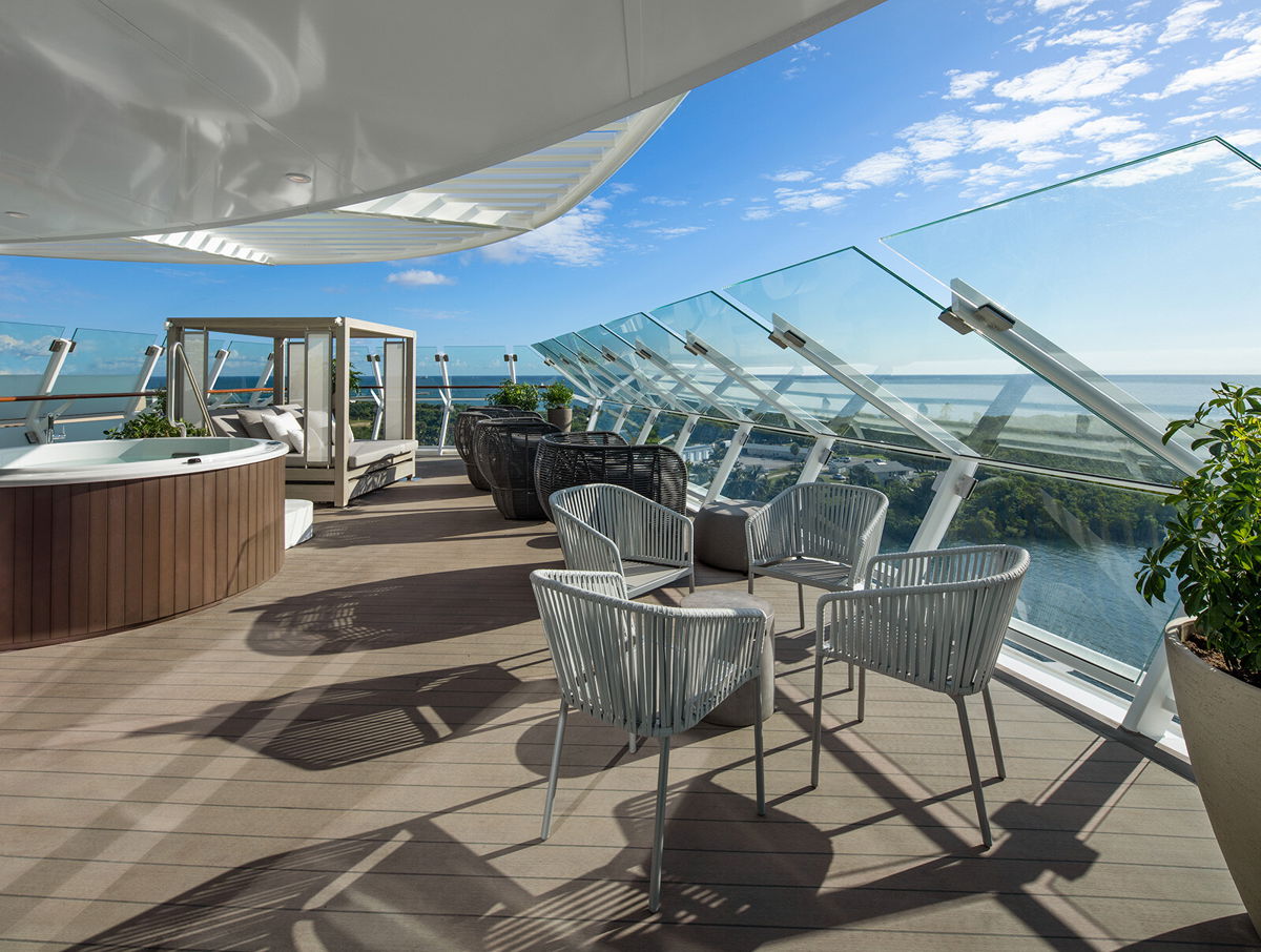 <i>Celebrity Cruises</i><br/>The world's most over-the-top cruise ship cabins includes the Celebrity Beyond's Iconic Suite.