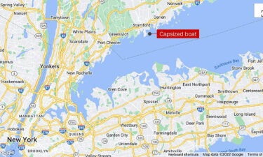 Two men are dead and two others are in critical condition after their boat capsized in Long Island Sound Sunday.