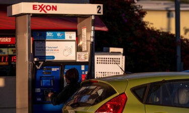 Walmart is giving some customers 10 cents off every gallon of gas. Pictured is an Exxon Mobil gas station in El Cerrito