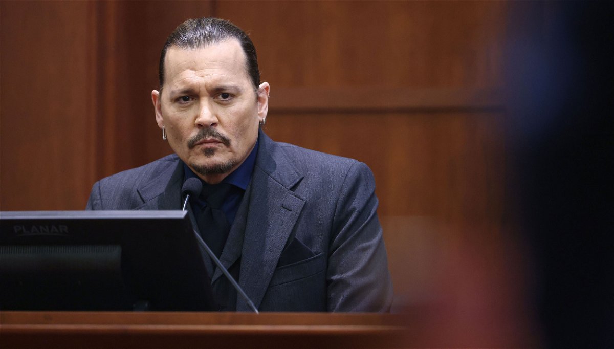 <i>Jim Lo Scalzo/Pool/AFP/Getty Images</i><br/>Johnny Depp was cross-examined in the defamation case against Amber Heard on April 21.