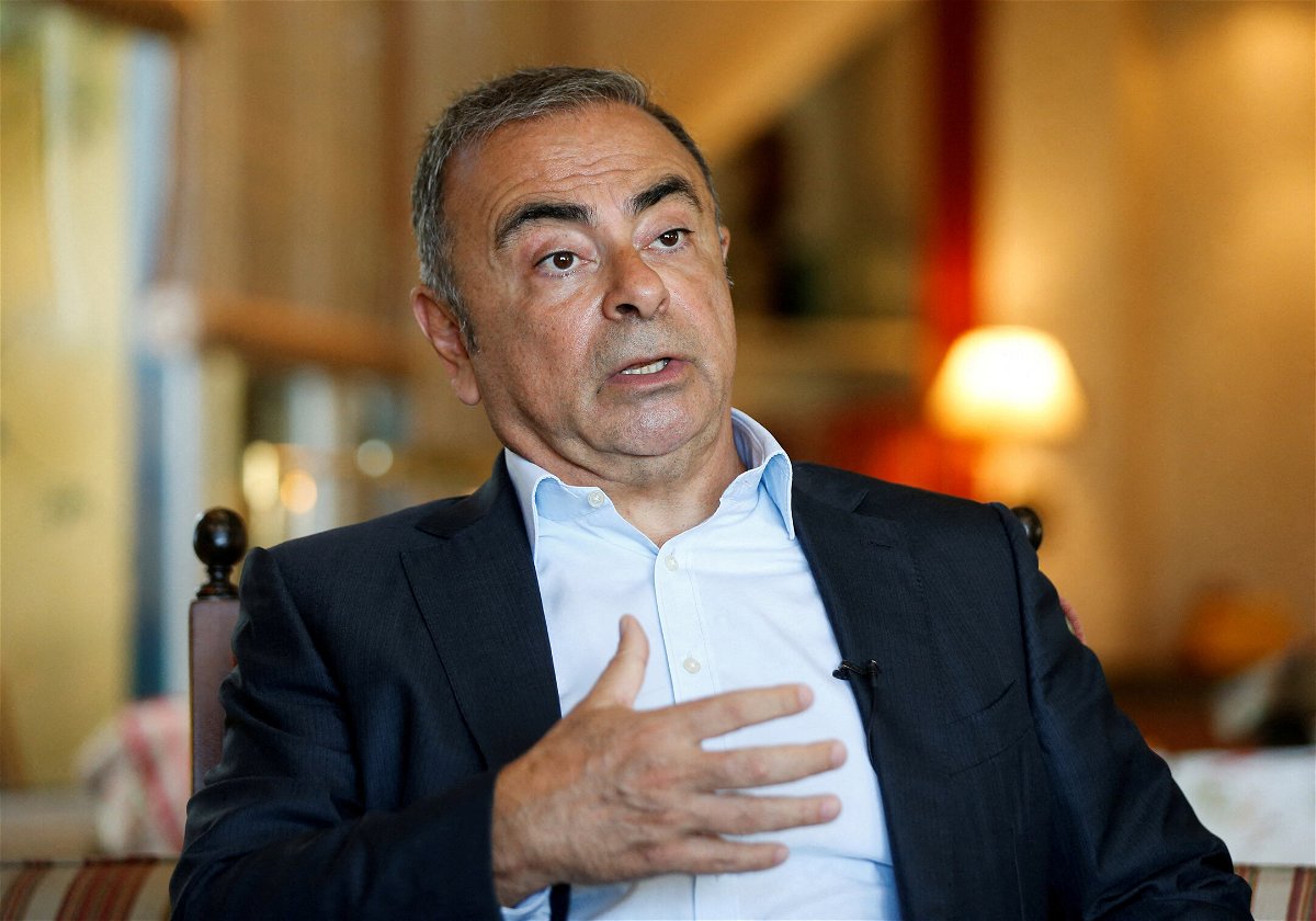 <i>Mohamed Azakir/ Reuters</i><br/>France has issued an international arrest warrant for Carlos Ghosn. Ghosn here speaks during an interview with Reuters in Beirut