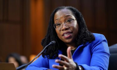 Supreme Court nominee Ketanji Brown Jackson testifies during her Senate Judiciary Committee confirmation hearing on Capitol Hill in Washington on Wednesday